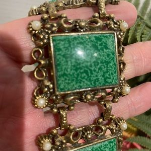 Rare vintage Ornate quality costume bracelet